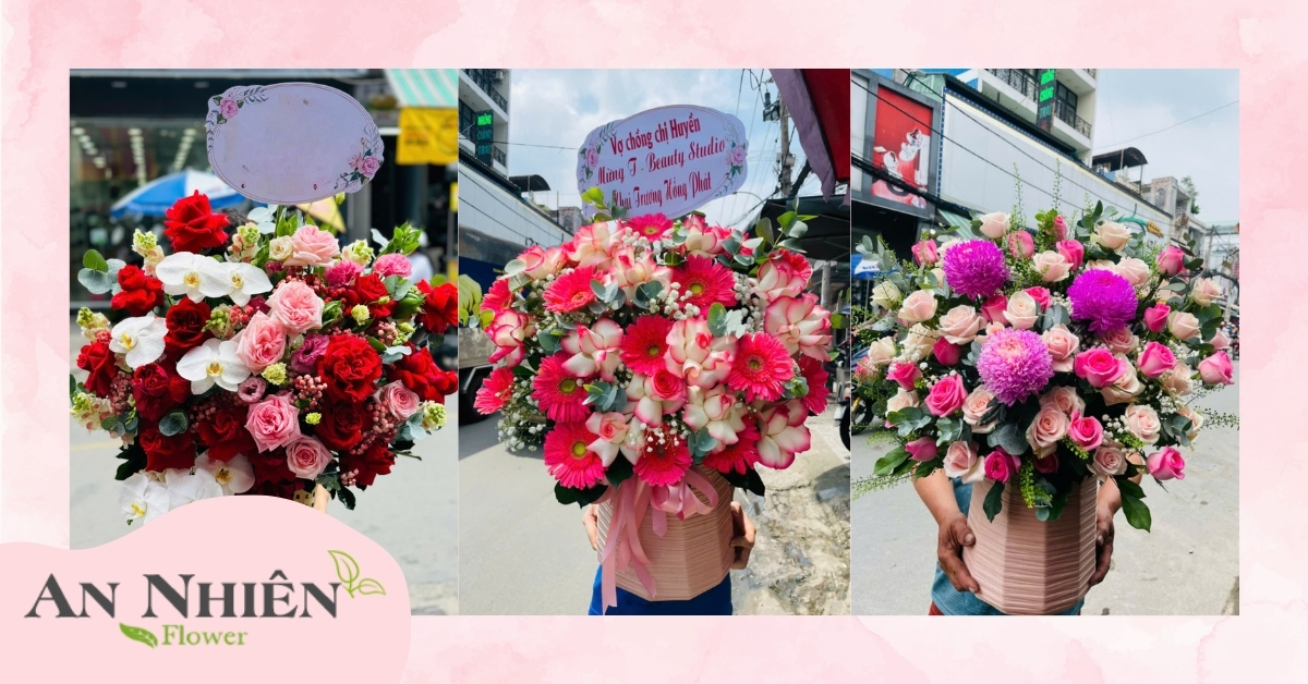 Địa chỉ đặt hoa 20/10 TP.HCM: Điện Hoa Yêu Thương 